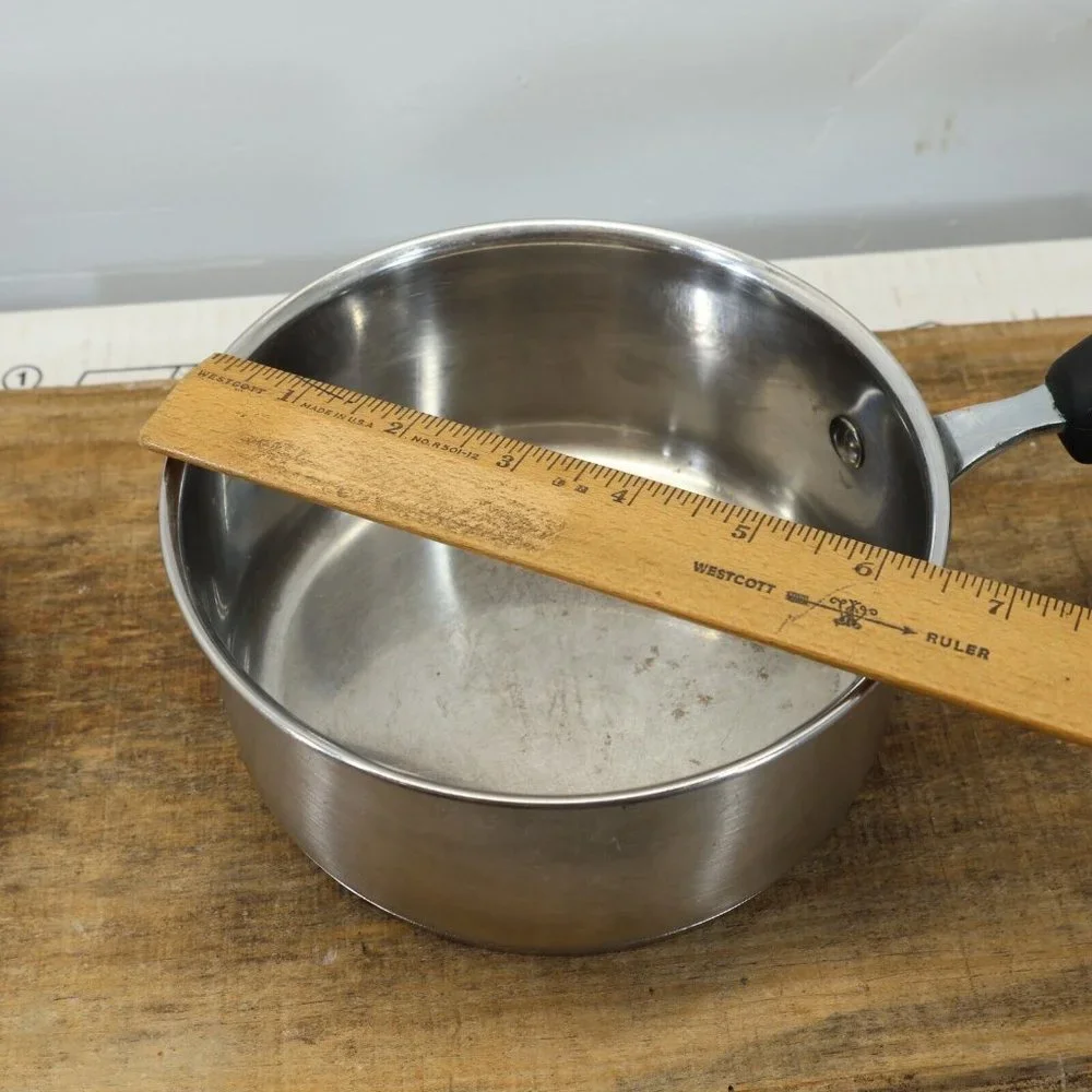 WearEver 1 Qt Sauce Pan Glass Lid Ergonomic Handles Very Nice